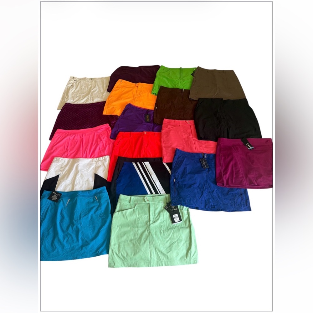 New Lot Women’s Golf Skort Bundle L/XL | J.Lindeberg, Adidas, Ralph Lauren.